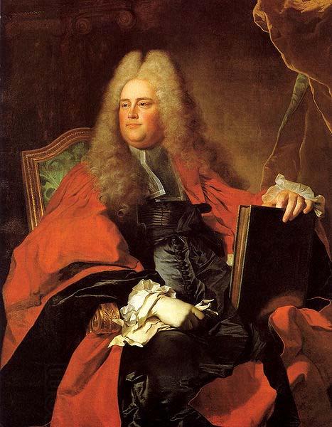 Hyacinthe Rigaud Portrait of Guillaume de Lamoignon de Blancmesnil French magistrate China oil painting art